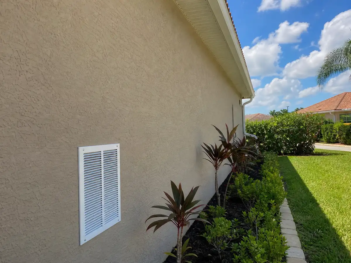 Freshly cleaned vent back in place — completed job in Cape Coral, FL